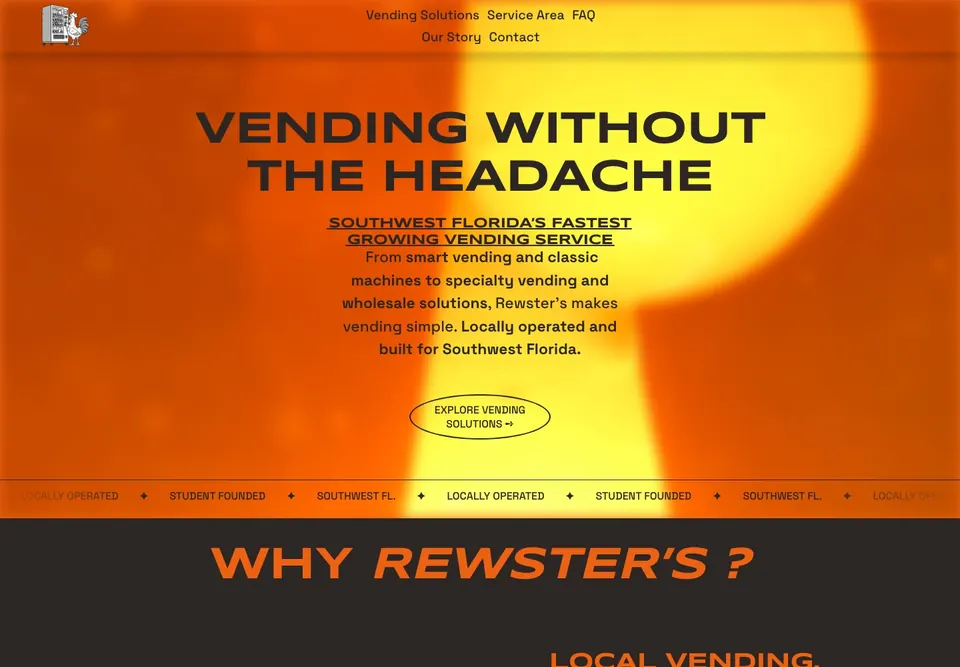 Rewster’s Snacks ’N Things website homepage